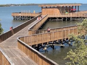 muelle de la cienaga de mallorquin donde se embarcan los turistas